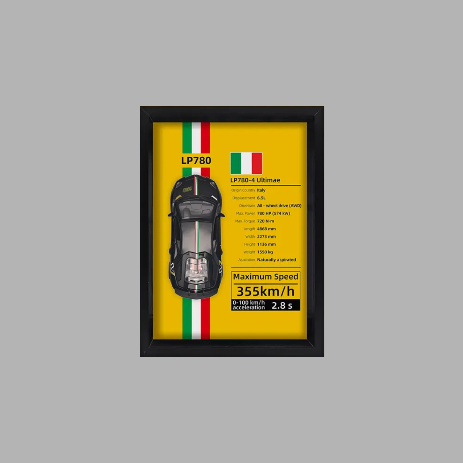 Drive Legacy 3D Car Frame