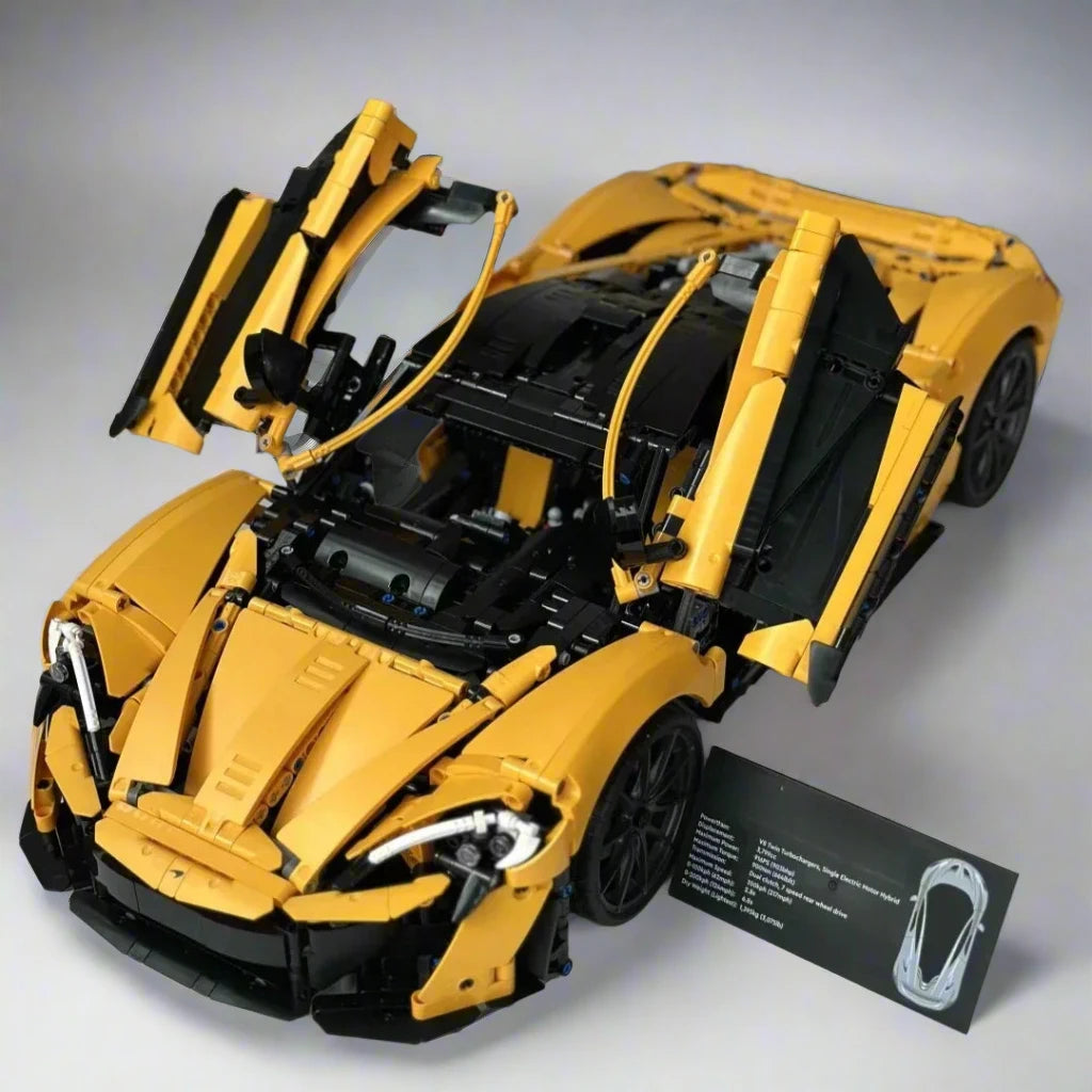 Technical Building Blocks New P1 Super Racing Car 1:8 Assembly Set Bricks Model for Adults Sports Car Toys for Boy Gifts 3893Pcs
